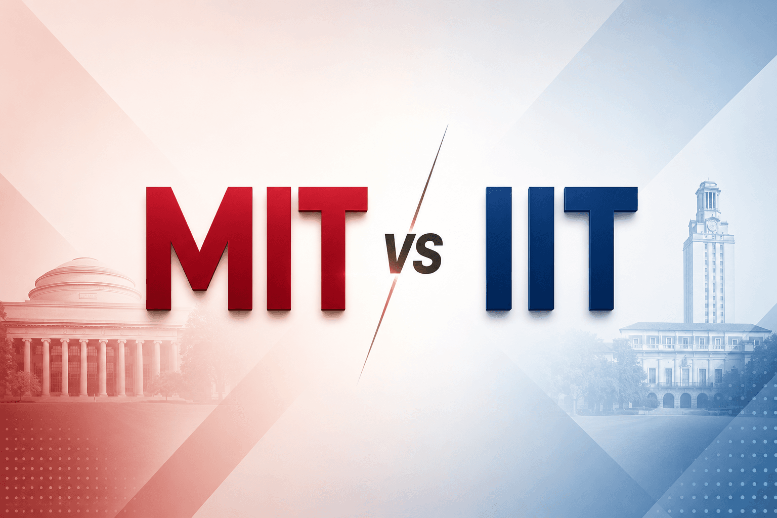 Getting into MIT vs IIT: Which Is Harder?