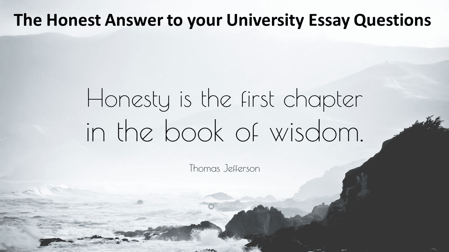 The Honest Answer to Admission Essay Questions leads to IVY Leagues