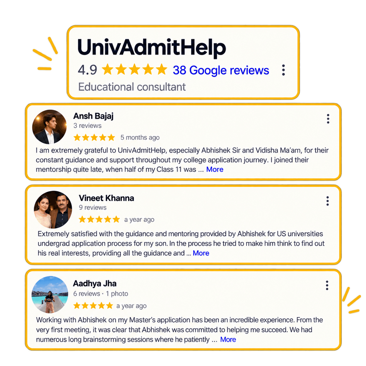 Rated 4.9 out of 5 on Google